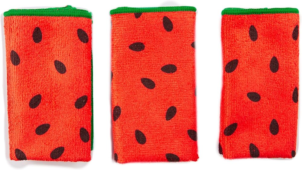 Revolution Skincare Jake Jamie Watermelon Microfibre Cleaning Cloths 3 Pack