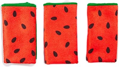 Revolution Skincare Jake Jamie Watermelon Microfibre Cleaning Cloths 3 Pack