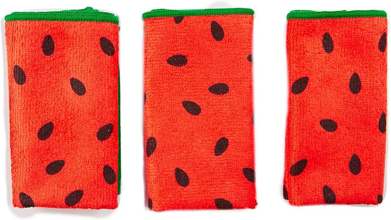 Revolution Skincare Jake Jamie Watermelon Microfibre Cleaning Cloths 3 Pack