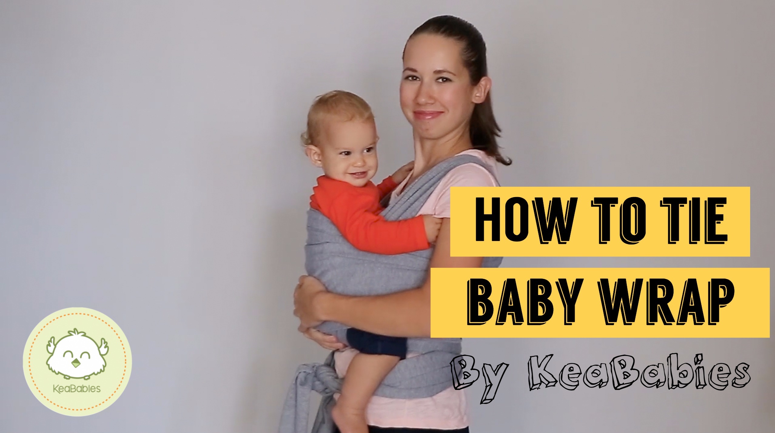 How To Tie a Baby Wrap Carrier / Baby Sling Instructions ...