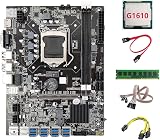 Lodokdre B75 Motherboard 8X USB G1610 CPU 4GB DDR3 1333MHz RAM Mining Rig Kit view 1