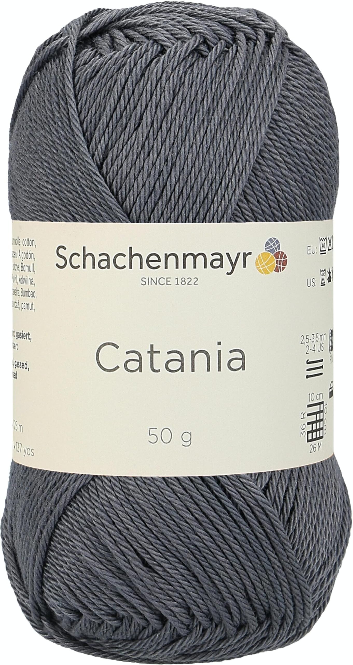 Schachenmayr - Catania Hand Knitting Yarn, No. 429 Anthracite, 125 M - 1 Piece — image 1