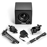 Alesis Nitro Amp 70W 3" Compact Electric Drum Monitor Speaker for Practice and Lessons, Rack-Mountable with Clamps Included