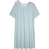 AVIIER Hospital Gowns for Women Open Back Adaptive Clothing Nightgowns Post Shoulder Surgery Dress
