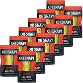 OH SNAP! Hottie Whole Pickle (12 Pack) - Whole Hot N' Spicy Pickle Snack - Fresh Packed Ready to Eat - Gluten-Free, Fat-Free, Non-GMO Veggies - Delicious &amp; Healthy Snack
