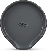 Cole & Mason Duxford Black/Grey Spoon Rest Ceramic Utensil Holder view 3