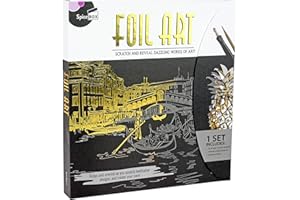 SpiceBox Sketch Plus: Foil Art Kit - Unleash Your Inner Artist with Shimmering Masterpieces