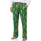 Teenage Mutant Ninja Turtles Men's Tossed Print Sleep Pajama Pants For Adults