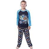 Beyblade Burst Boys' Spinner Tops Tossed Print Raglan Sleep Pajama Set