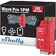 Shelly Wave Pro 1PM US | Z-Wave Smart Relay Switch with Power Metering, 1-Channel 16 A | DIN-Rail | Home Automation | Z-Wave Repeater | High Compatibility | Easy Installation | iOS Android App