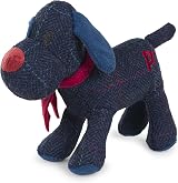 Petface Midnight Tweed Freddi Christmas Plush Dog Toy Squeaker Pack 1 view 2