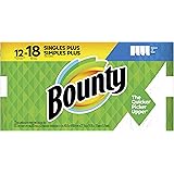 Bounty Select-A-Size Paper Towels, White, 12 Single Plus Rolls (Equal to 18 Regular Rolls)