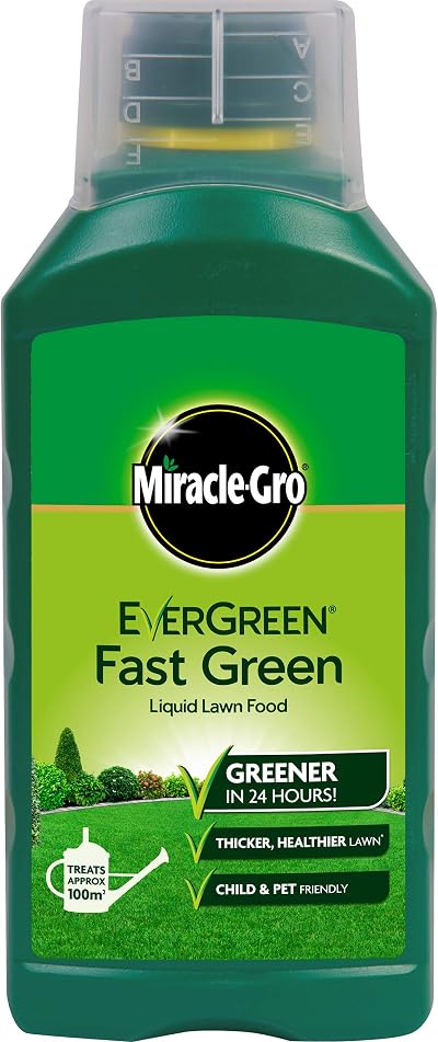Miracle-Gro Evergreen Fast Green Liquid Lawn Food 100 m2 - 24hr Results