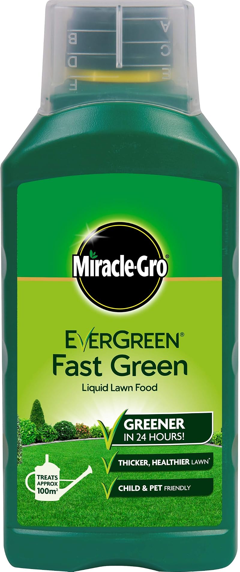 Miracle-Gro Evergreen Fast Green Liquid Lawn Food 100 m2 - 24hr Results