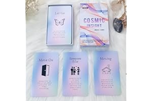 HAN YU BOWEN Love Oracle Cards，Oracle Cards，Oracle Cards with Meanings on Them，Answers to Guide You in Solving Life and Love Problems