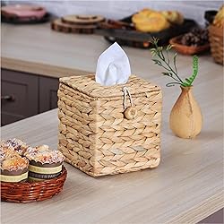 MINHKUST Tissue Box Holder with Flip-Open