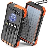 BLAVOR Solar Power Bank 20000mAh Built in 4