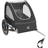 Retrospec Rover Kids Bicycle Trailer Single and Double Passenger Children&rsquo;s Foldable