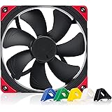 Noctua NF-A14 PWM chromax.Black.swap, Premium Quiet Fan, 4-Pin (140mm, Black)
