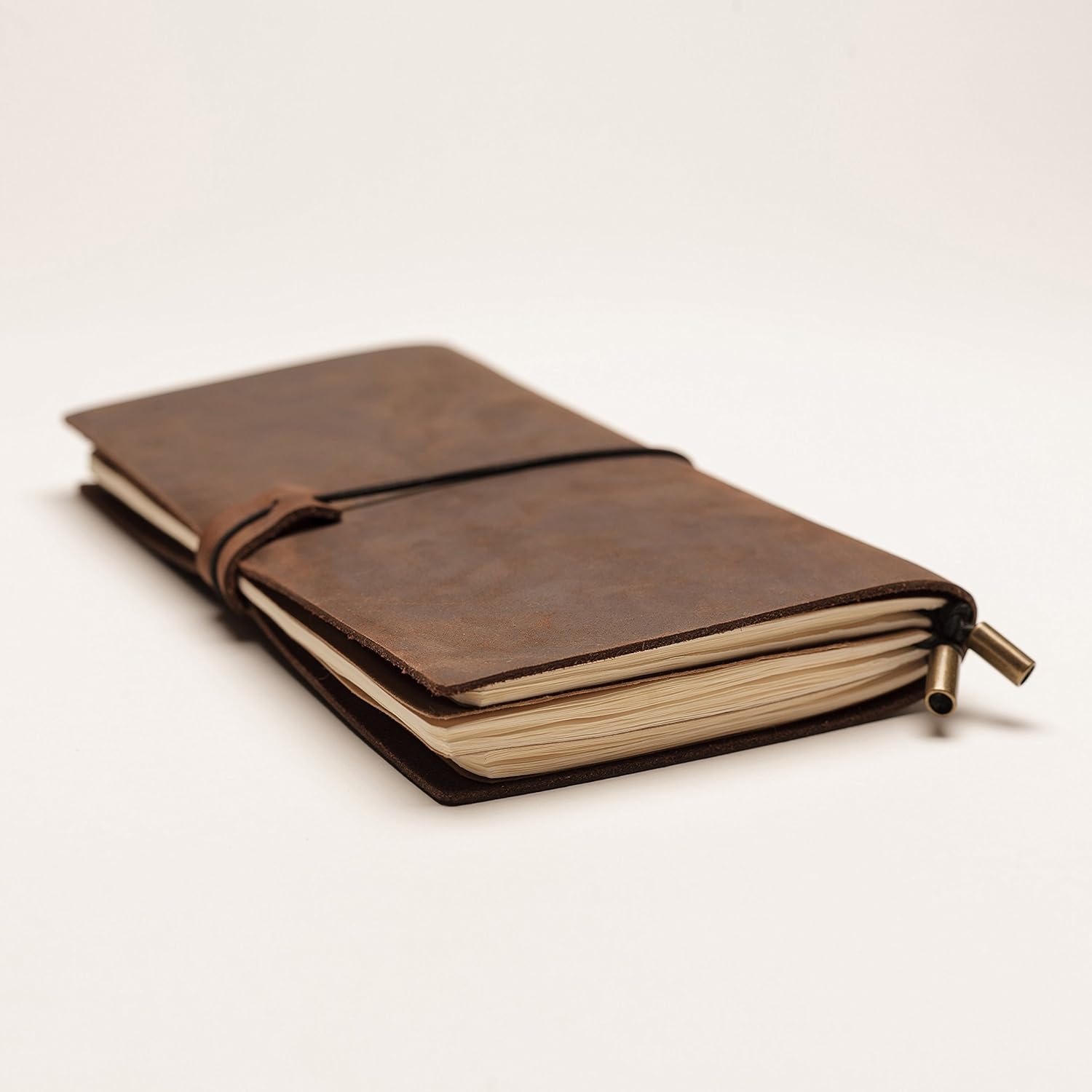 Wanderings Standard Size Travelers Notebook/Handcrafted Genuine Leather Journal, 4.5"x8.5" / 11.5x22 cm - Image 5