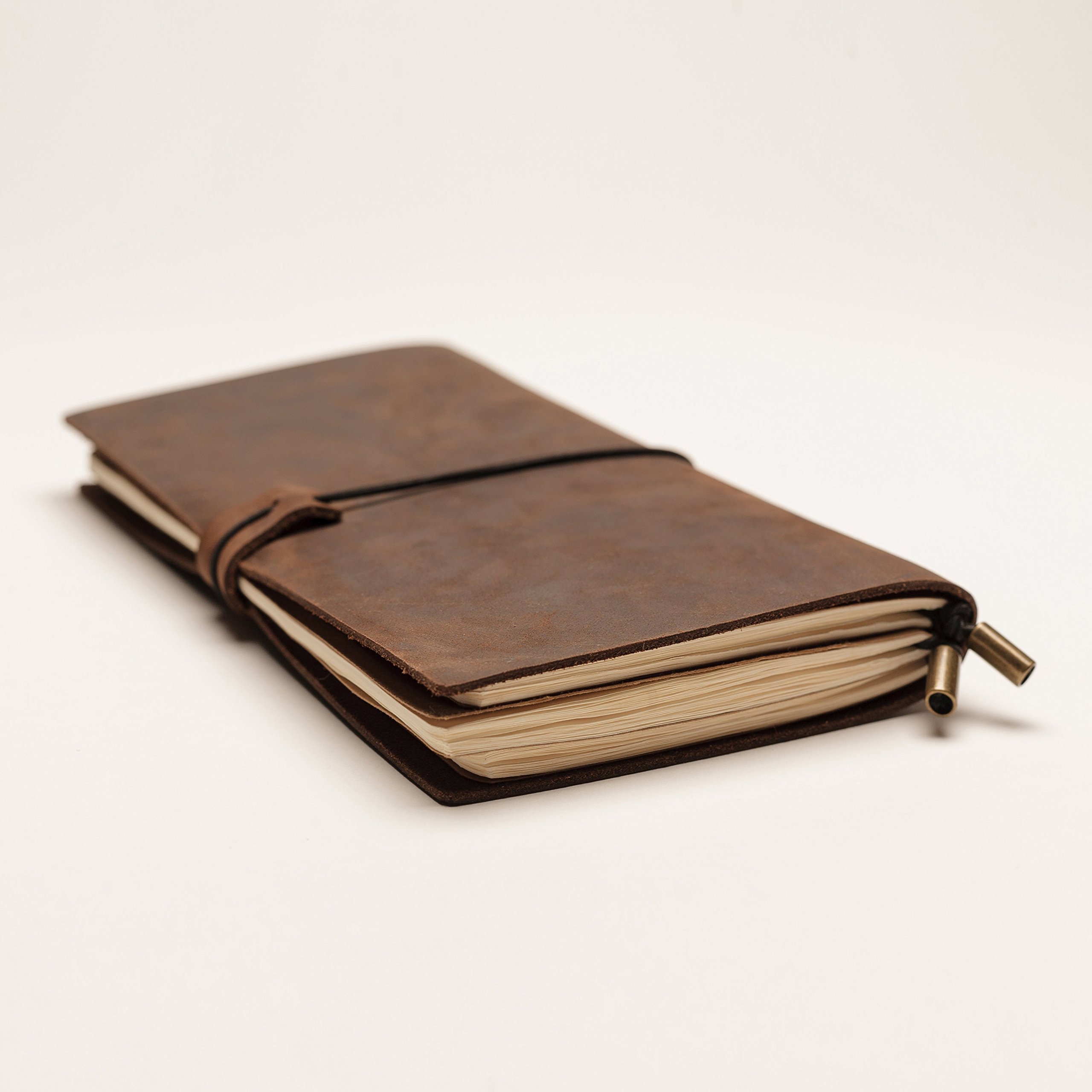 Leather Notebook Wanderings Refillable Travel Journal HandCrafted