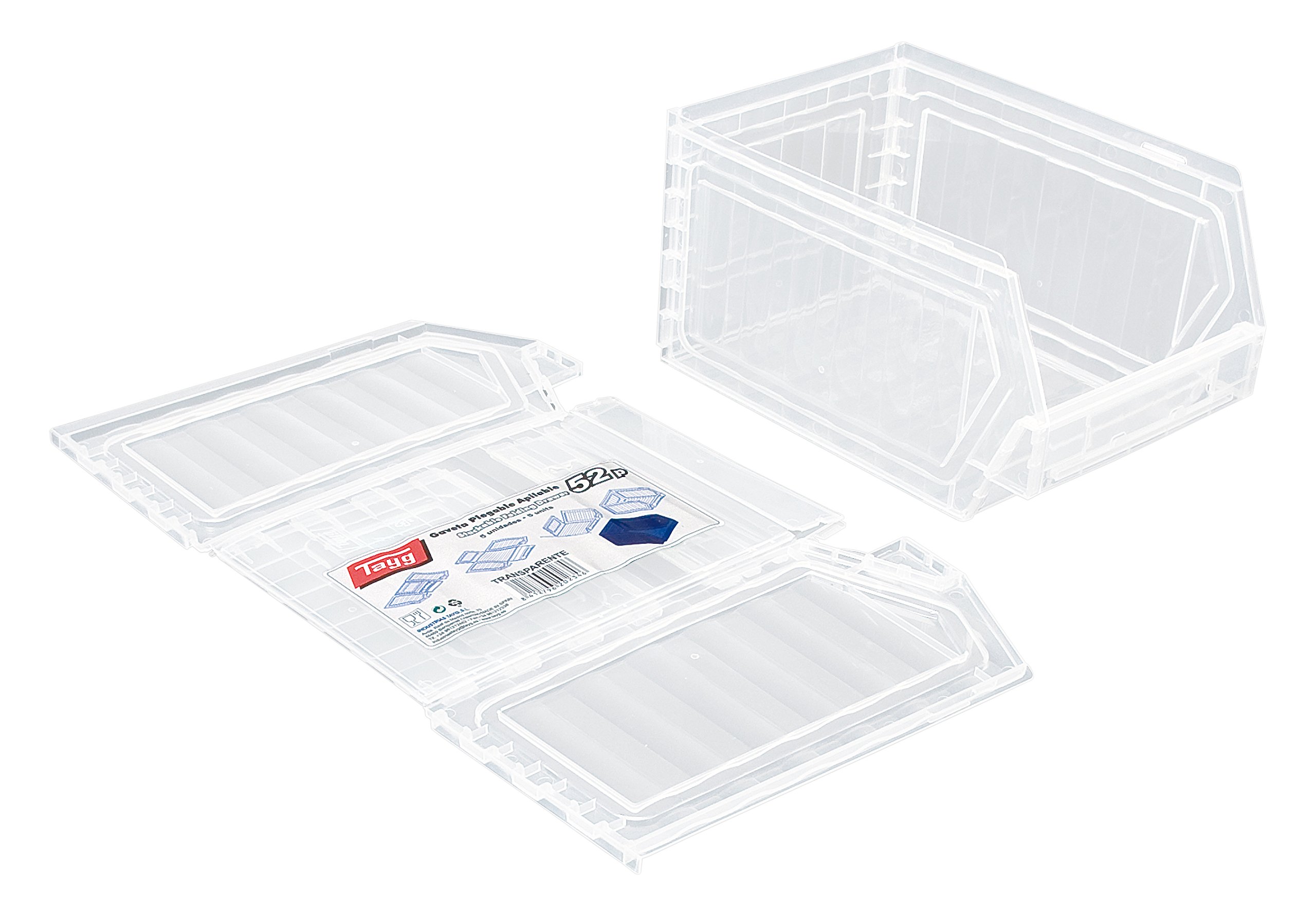 Tayg transp Kit 5 Drawers No. 52-P, Transparent