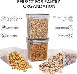 Vtopmart 24 Airtight Food Storage Containers Set, BPA-Free, 4 Sizes view 3