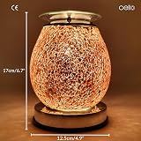 Cello Rose Gold Mosaic Touch Electric Wax Burner Diffuser view 2