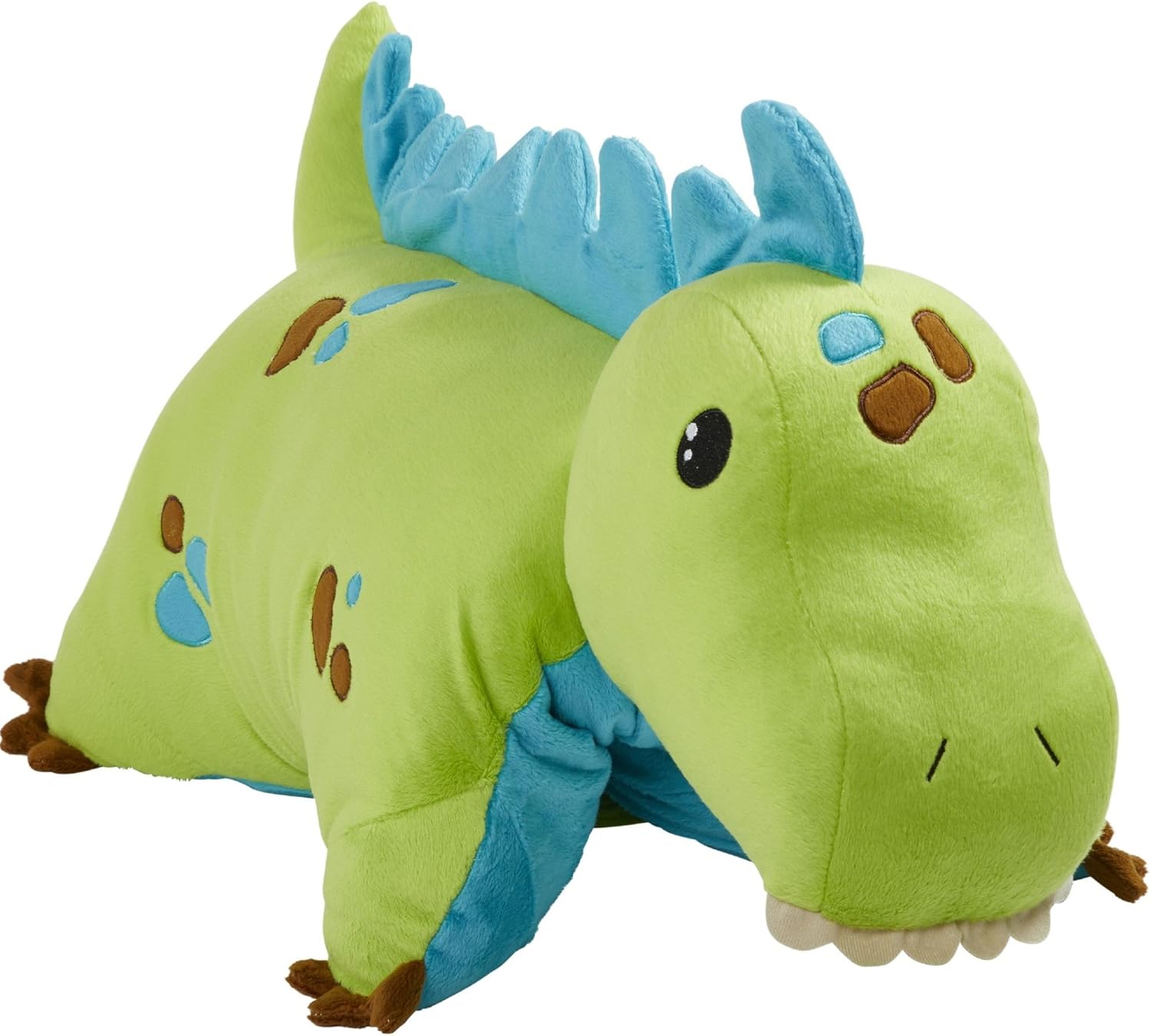 Amazon Com Pillow Pets Dinosaur Green Dinosaur 18 Stuffed