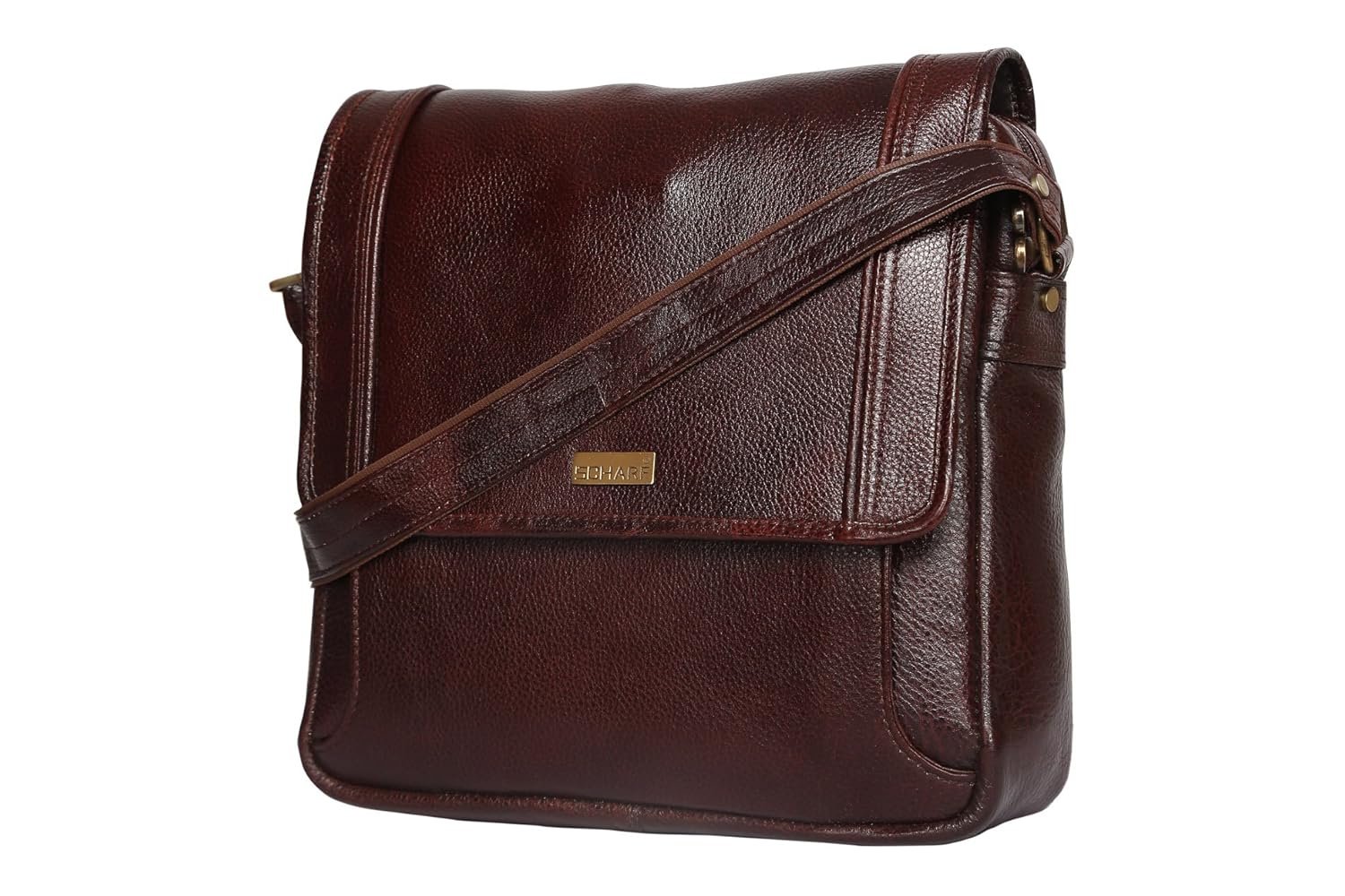 Buy Scharf Marvin Max Flip Shot Genuine Leather Crossbody Sling Messenger Bag At Amazon In