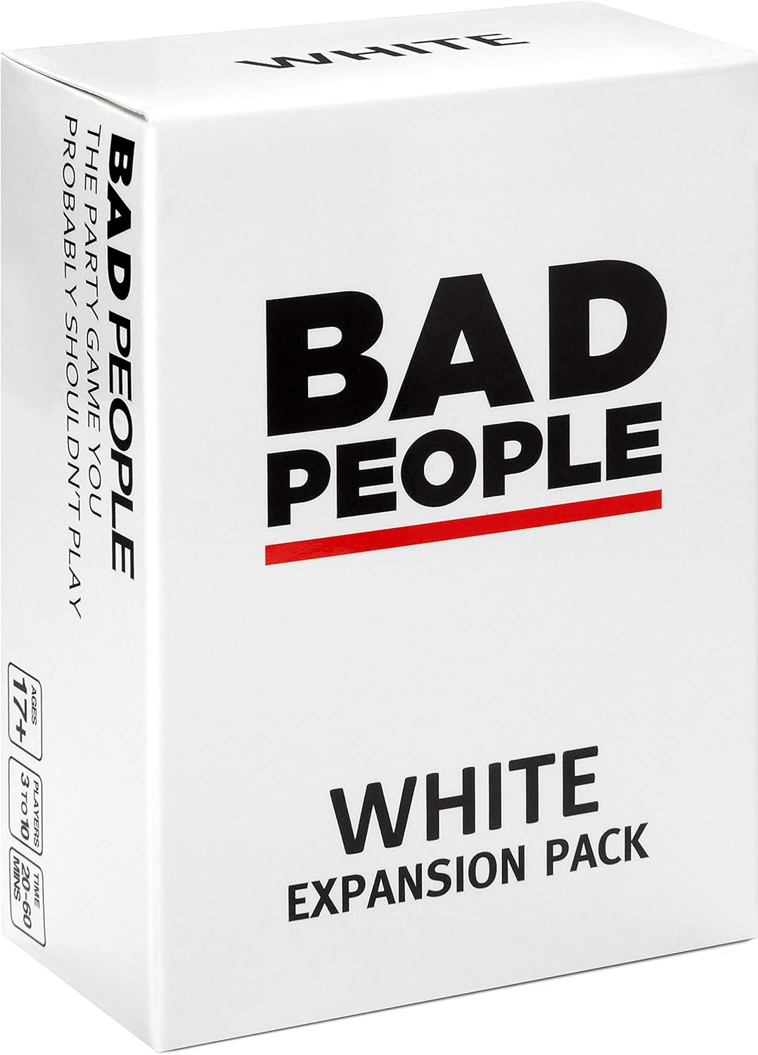 BAD PEOPLE - WHITE Expansion Pack (100 New Question Cards) - The Game You Probably Shouldn't Play