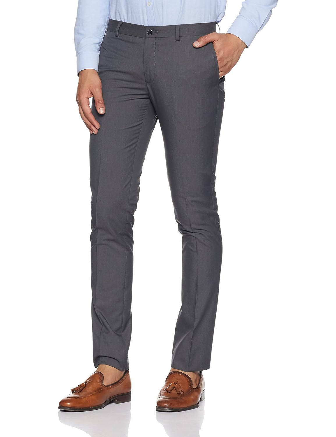 blackberrys men's slim fit formal trousers