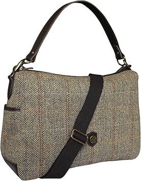 tweed shoulder bag