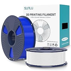 SUNLU PLA+2.0 3D Printer Filament 2KG, Upgrade