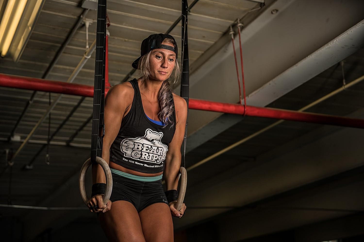 Pullups Olympic Weight Lifting Bear Grips Gymnastic Hand Grips Premium Suede Leather Hand