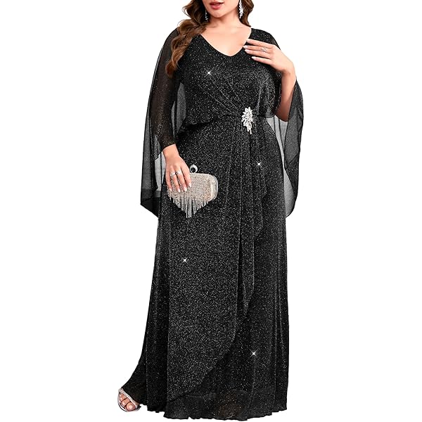 fitted lace wedding dress Amazon.com: S.L. Fashions Women's Plus Size Long Length Sequin Lace Beaded  Capelet Mother of The Bride Dress, Formal Evening Gown, New Navy, 14W :  Clothing, Shoes & Jewelry