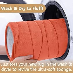 Buganda Memory Foam Bathroom Rug Mat 70x24, Extra
