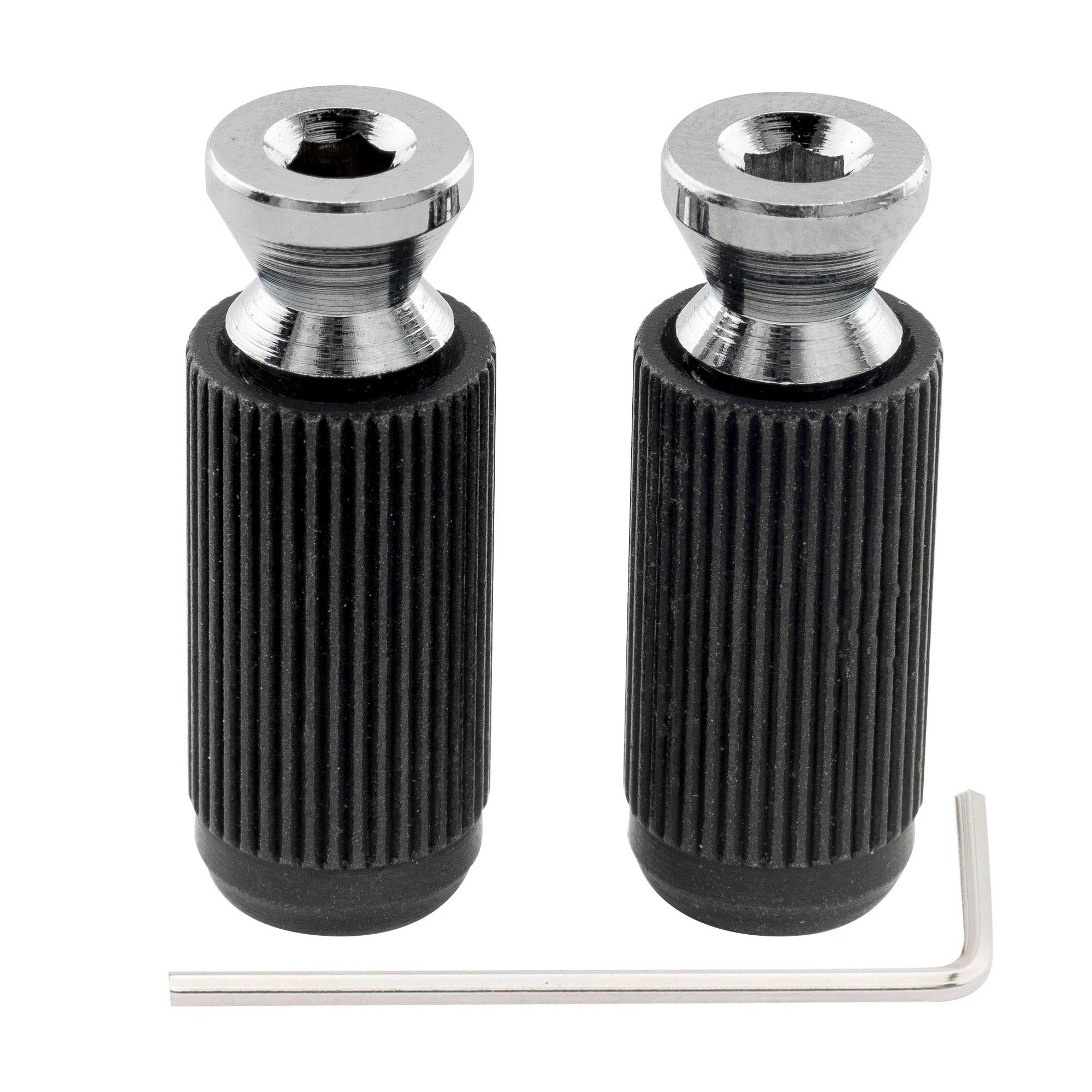 Musiclily Pro M6 Metric Size 6mm Post Studs for Electric Guitar Tremolo Bridge, Chrome(Set of 2)
