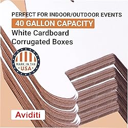 AVIDITI Cardboard Trash Cans and Recycling Bins, 40