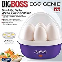 Big Boss BBEggGeniePR 8864 Genie Electric Egg Cooker, Purple, 1