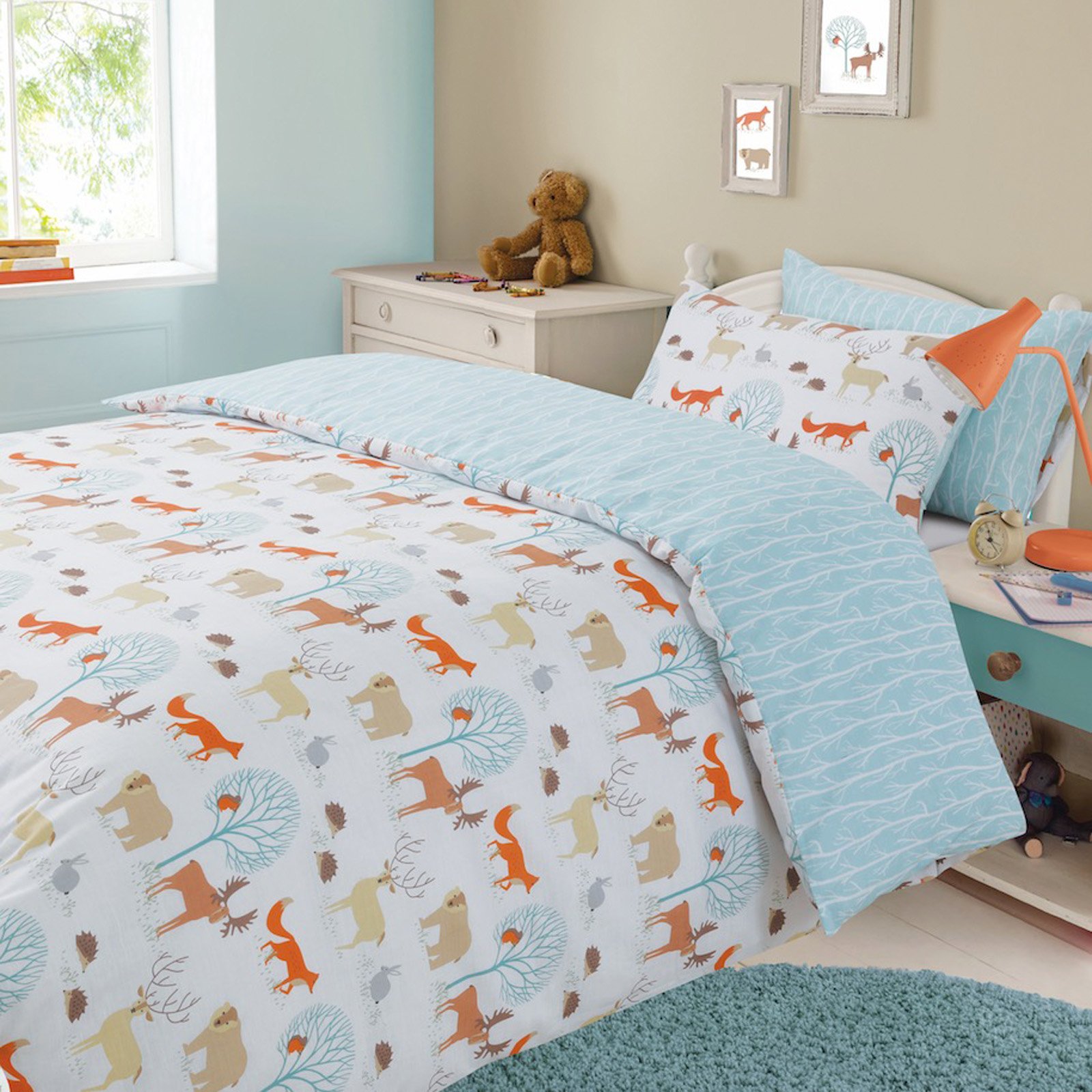 kids woodland bedding