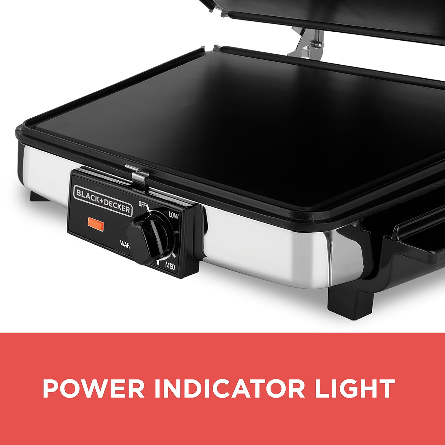BLACK+DECKER 3-in-1 Waffle Maker with Nonstick Reversible Plates, Stainless Steel, G48TD: Electric Waffle Irons: Kitchen & Dining
