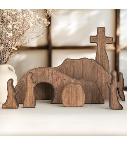 Madonna inginocchiata per presepe in resina serie 15 cm