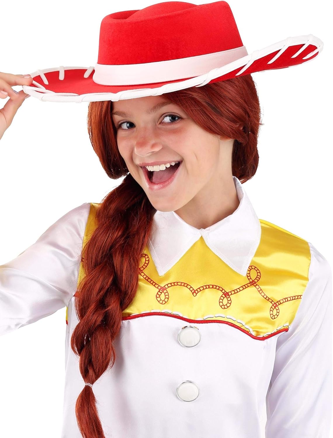 Morris Costumes Toy Story Jessie Roter Cowboy Kostum Hut Fur Kinder Standard Amazon De Spielzeug