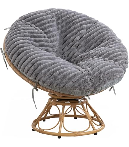 Amazon.com: Blazing Needles Solid Microsuede Papasan Chair
