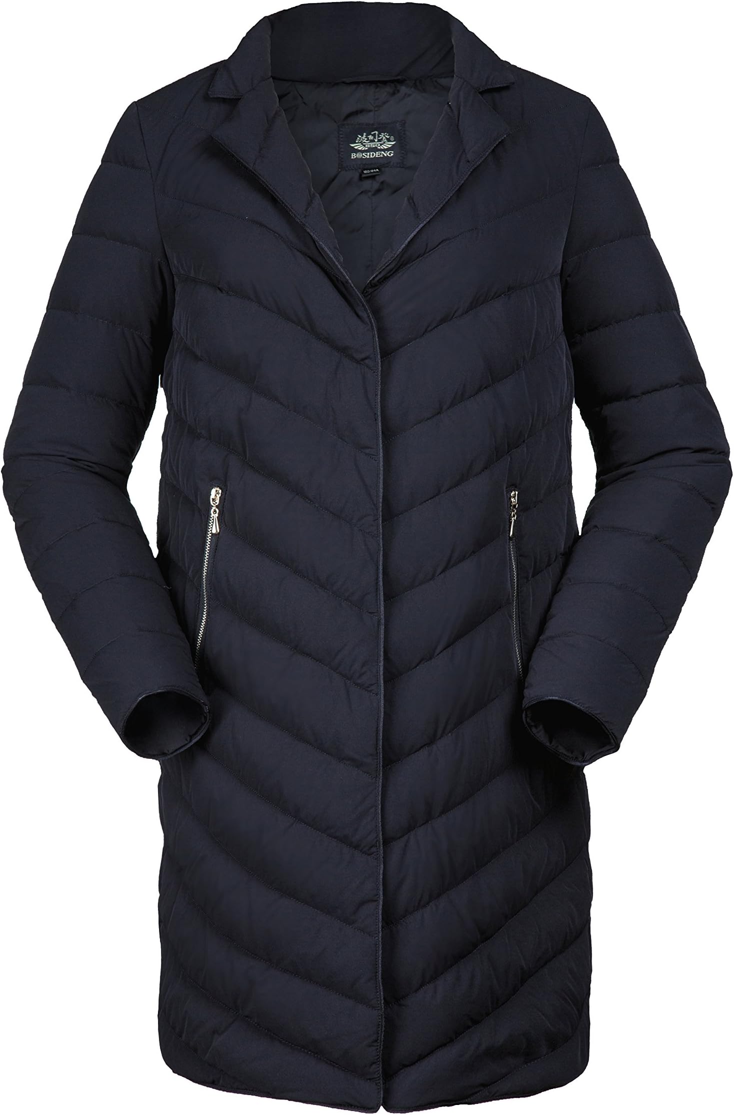 Women Long Blazer Ultra Light Goose Down Coat