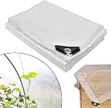 SolaDirect 4m x 4m Clear Tarpaulin 100GSM Heavy-Duty Waterproof view 5