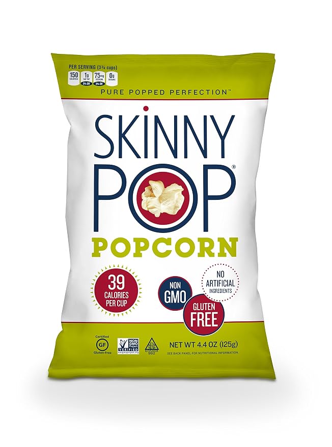 Skinny pop popcorn Natural 4.4oz (850251004001)