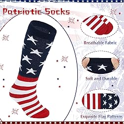 Zando 4 Pairs Toddler Blue Soccer Socks Boys