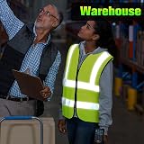StickersWall Personalised Hi Vis Vest Custom Printed Yellow XLarge Reflective view 8